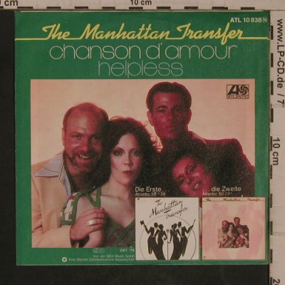 Manhattan Transfer: Chanson d' amour, Atlantic(ATL 10 838), D, 1976 - 7inch - T5472 - 4,00 Euro