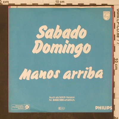 Sabado Domingo: Manos Arriba / Inst., Philips(6005 221), D, 1982 - 7inch - T5500 - 3,00 Euro