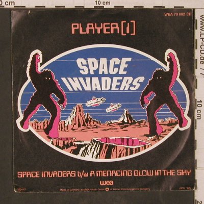 Player[1]: Space Invaders (ATARI), WEA (70 002), D, 1980 Typ: 7" Best.-Nr.: T5515 Preis: 4,00 Euro