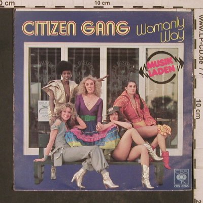 Citizen Gang: Womanly Way/People of the World, CBS BlitzInfo(CBS S 8205), D, m-/vg+, 1979 - 7inch - T5520 - 4,00 Euro