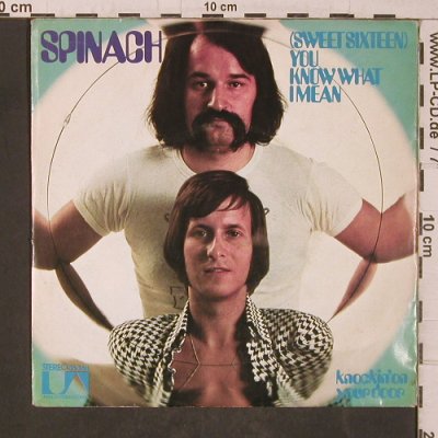 Spinach (Michalel Holm&G. Moroder): Sweet Sixteen / Knockin'on yourDoor, UA(35 368), D, 1972 - 7inch - T5535 - 7,50 Euro