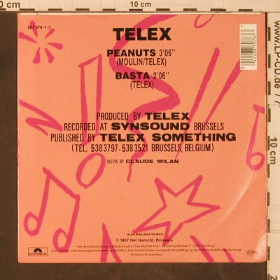 Telex: Peanuts, Polydor (887 076-7), D, 1987 Typ: 7" Best.-Nr.: T5554 Preis: 4,00 Euro