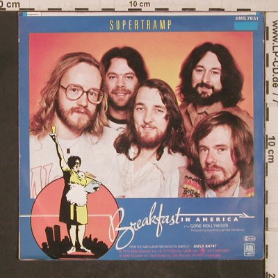 Supertramp: Breakfast in America, AM(AMS 7651), D, 1979 - 7inch - T5562 - 4,00 Euro