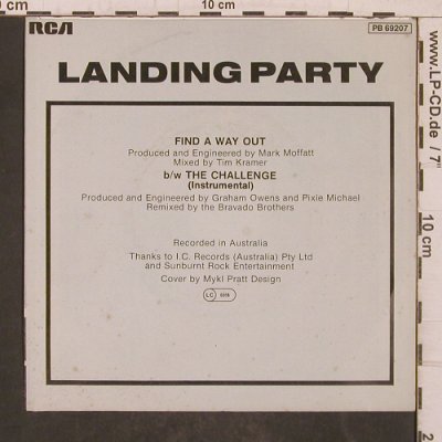 Landing Party: Find a way out, RCA(PB 69207), D, 1984 - 7inch - T5638 - 3,00 Euro
