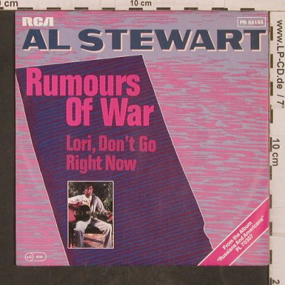 Stewart,Al: Roumours of War, RCA(PB 68198), D, 1984 - 7inch - T5639 - 3,00 Euro