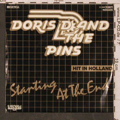 Doris D. and the Pins: Starting at the end, MusterStoc, Papagayo(1539677), D, 1983 - 7inch - T5664 - 3,50 Euro