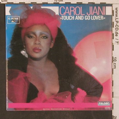 Jiani,Carol: Touch And Go Lover, m-/vg+, Teldec(6.14244 AC), D, 1984 - 7inch - T5665 - 5,00 Euro