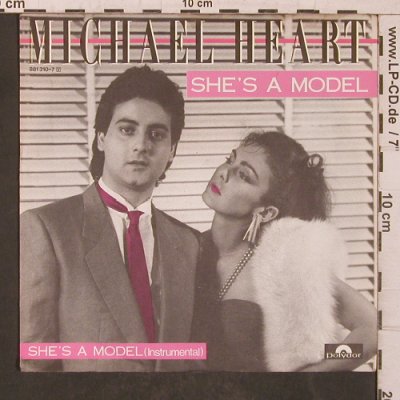 Heart,Michael: She's a Model, m-/vg+, Polydor(881 310-7), D, 1984 - 7inch - T5676 - 3,00 Euro
