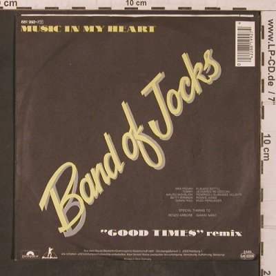 Band of Jocks: Music in my Heart, Polydor(881 992-7), D, 1985 - 7inch - T5679 - 3,00 Euro