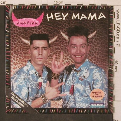 Righeira: Hey Mama, Teldec(6.14172 AC), D, 1984 - 7inch - T5703 - 3,00 Euro