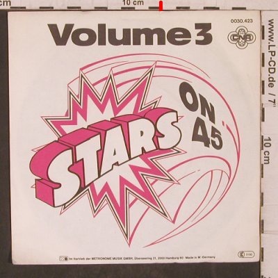 Stars On 45: Same Vol.3, m-/vg+, CNR(0030.423), D, 1981 - 7inch - T5743 - 3,00 Euro
