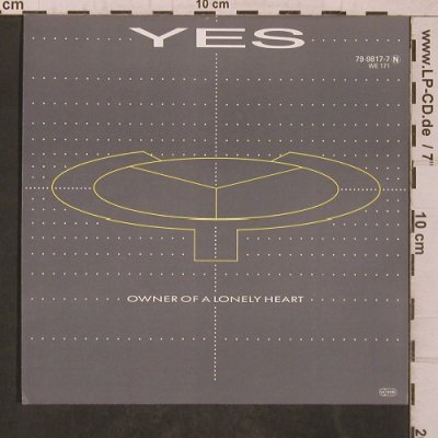 Yes: Owner Of A Lonely Heart,Only Cover, Atco (79-9817-7), D, 1983 Typ: Cover Best.-Nr.: T5769 Preis: 2,50 Euro