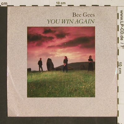 Bee Gees: You win again / Backtafunk, m-/vg+, WB(928 351-7), D, 1987 - 7inch - T590 - 2,00 Euro