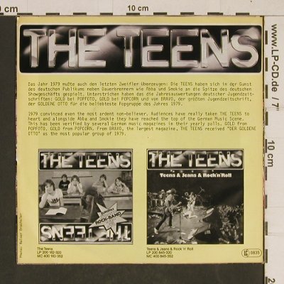Teens: Give Me More, Hansa (101 286-100), D, 1979 Typ: 7" Best.-Nr.: T603 Preis: 2,50 Euro