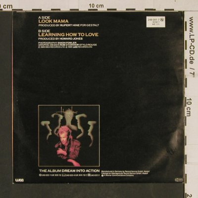 Jones,Howard: Look Mama, WEA (249 091-7), D, 1985 Typ: 7" Best.-Nr.: T604 Preis: 2,00 Euro