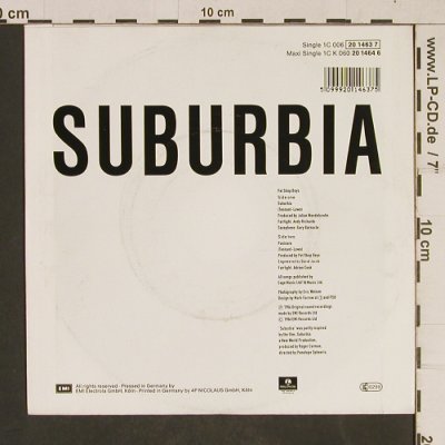 Pet Shop Boys: Suburbia, Parlophone(20 1463 7), D, 1986 - 7inch - T606 - 3,00 Euro