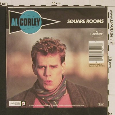 Corley,Al: Square Rooms/Don't play with me, Phonogram (822 241-7Q), D, 1984 Typ: 7" Best.-Nr.: T609 Preis: 2,00 Euro