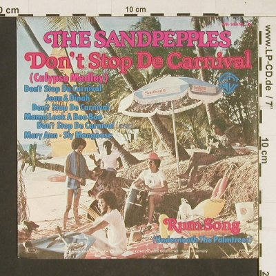 Sandpepples,The: Don't stop t.Carnival,CalypsoMedley, WB(16 878), D, 1977 - 7inch - T75 - 3,00 Euro