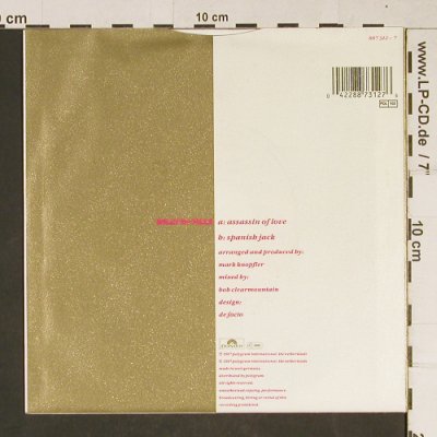 deVille,Willy: Assassin of love, Polydor (887 312), D, 1987 Typ: 7" Best.-Nr.: T980 Preis: 2,50 Euro