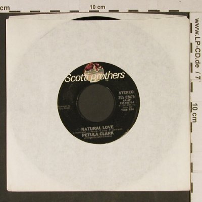 Clark,Petula: Natural Love, LC, PromoStampOnLabel, ScottiBros (ZS5 02676), US, 1981 Typ: 7" Best.-Nr.: T995 Preis: 2,50 Euro