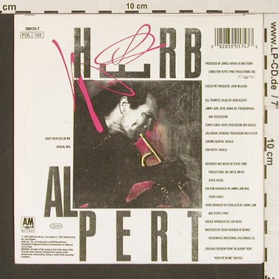 Alpert,Herb: Keep Your Eye On Me, sp.mix/OurSong, AM(390 174-7), D, 1987 - 7inch - T145 - 2,50 Euro