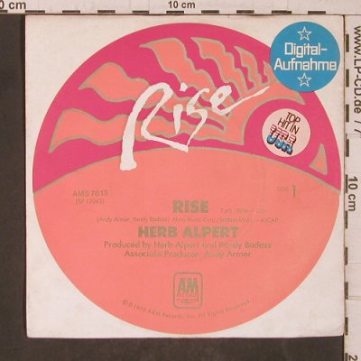 Alpert,Herb: Rise / Aranjuez(Mon Amour), m-/vg+, AM(AMS 7613), D, 1979 - 7inch - T5511 - 2,50 Euro