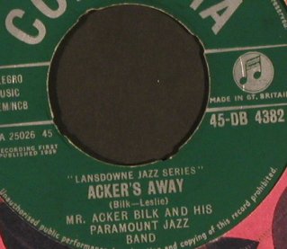 Mr. Acker Bilk: Summer Set / Acker's Away, vg+/m-, Columbia(45-DB 4382), UK, FLC,  - 7inch - S9788 - 1,50 Euro