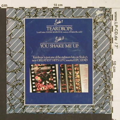 Shakin'Stevens: Teardrops, Epic(EPCA 4882), NL, 1984 - 7inch - S9651 - 3,00 Euro