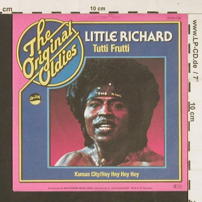 Little Richard: Tutti Frutti / Kansas City/HeyHey.., Metronome (0039.036), D, 1977 Typ: 7" Best.-Nr.: S9652 Preis: 2,50 Euro