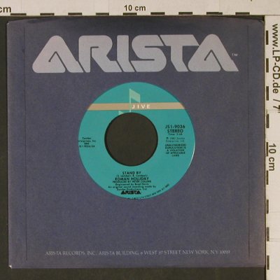 Roman Holiday: Stand By / Round And Round, FLC, Jive (JS 1-9036), US, 1983 Typ: 7" Best.-Nr.: T1018 Preis: 2,50 Euro