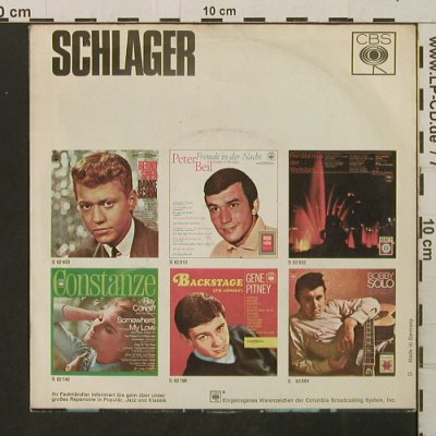 Pitney,Gene: SomewhereInTheCountry/LonelyDrifter, CBS (3398), D,vg+/vg+ Typ: 7" Best.-Nr.: T2803 Preis: 2,00 Euro