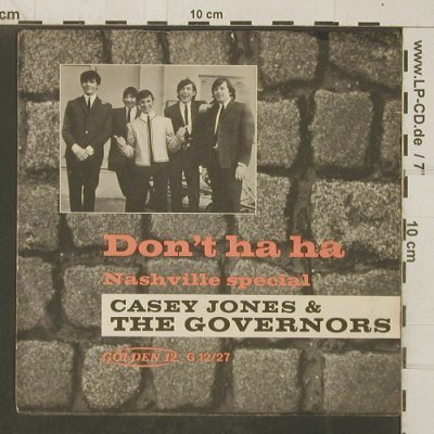 Jones,Casey: Don't Ha Ha / Nashville Special, Golden 12 (G12/27), D,VG+/vg+, 1972 Typ: 7" Best.-Nr.: T4038 Preis: 4,00 Euro