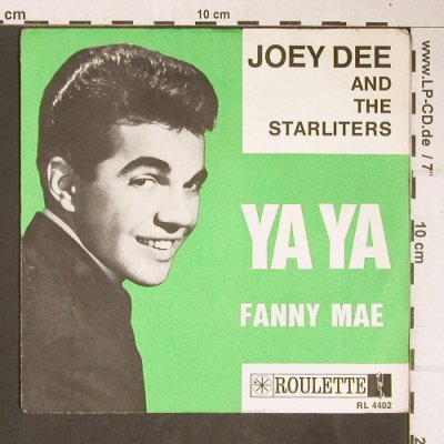 Dee,Joey & The Starliters: YA YA / Fanny Mae,VG-/vg+,stol,wol, Roulette(RL 4402), D,  - Cover - T4167 - 4,00 Euro