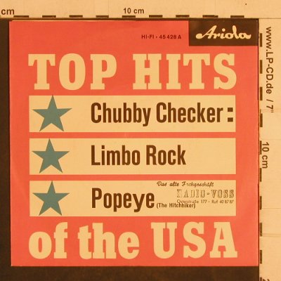 Checker,Chubby: Limbo Rock/Popeye, Ariola (45 428), D, stoc Typ: 7" Best.-Nr.: T4373 Preis: 3,00 Euro