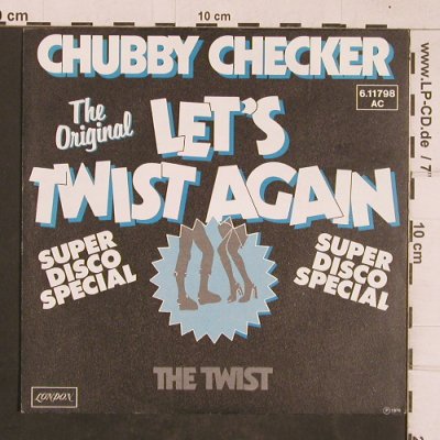 Checker,Chubby: Let's Twist Again, Ri, London(6.11798 AC), D, 1975 - 7inch - T4617 - 4,00 Euro