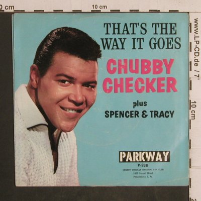 Checker,Chubby: The Fly, vg+/vg+, Parkway (P-830), US Typ: 7" Best.-Nr.: T5041 Preis: 5,00 Euro
