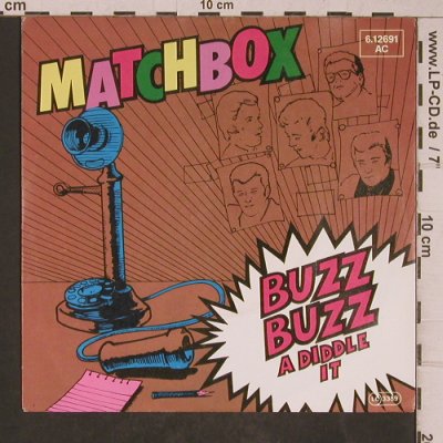 Matchbox: Buzz Buzz a Diddle it, Magnet (6.12691 AC), D, 1979 Typ: 7" Best.-Nr.: T5368 Preis: 3,00 Euro