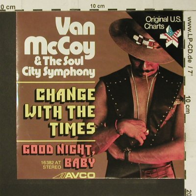 McCoy,Van: Change with the Times, Avco(16 382 AT), D, 1974 - 7inch - S7373 - 3,00 Euro