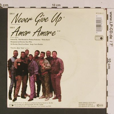 Kool & The Gang: Never give up/Amor Amore, Metronome(873 124-3), D, 1989 - 7inch - S8035 - 3,00 Euro