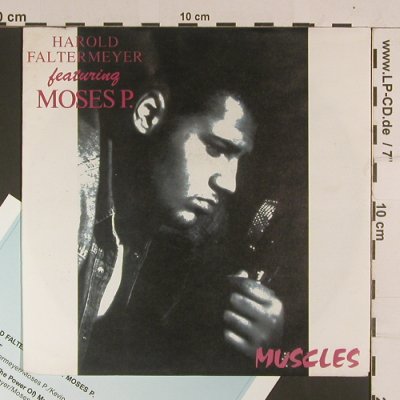 Faltermeyer feat Mose P.: Muscles/spoons Radio Mix, Ariola(113 867), D,m-/vg+, 1990 - 7inch - S8055 - 5,00 Euro