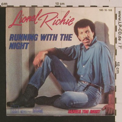 Richie,Lionel: RunningWithTheNight/ ServesYouRight, Motown(100-15-108), D, 1982 - 7inch - S8271 - 2,50 Euro