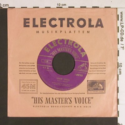 Kitt,Eartha / Henri Rene u.Orch.: Lovin' Spree/Under t.Bridges oParis, Electrola(7MW 115), D, FLC,  - 7inch - S8808 - 4,00 Euro
