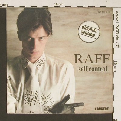 Raff: Self Control part 1&2, orign.vers., Carrere(821 328-7), D, 1984 - 7inch - S8915 - 3,00 Euro