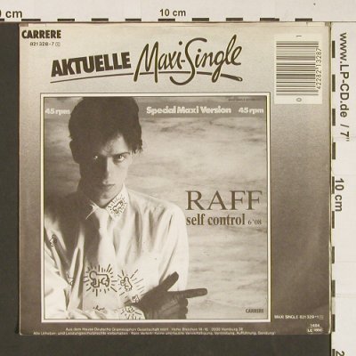 Raff: Self Control part 1&2, orign.vers., Carrere(821 328-7), D, 1984 - 7inch - S8915 - 3,00 Euro