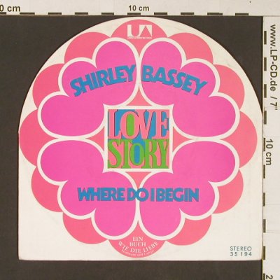 Bassey,Shirley: Love Story, vg+/m-, UA(35 194), D,  - 7"gx - S8954 - 3,00 Euro