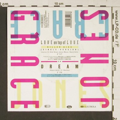 Jones,Grace: Love on top of Love / Dreams, Capitol(20 3549 7), D, 1989 - 7inch - S9198 - 3,00 Euro