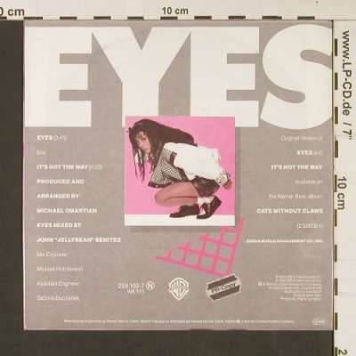 Summer,Donna: Eyes / It's not thr way, WB(259 103-7), D, 1984 - 7inch - S9238 - 3,00 Euro