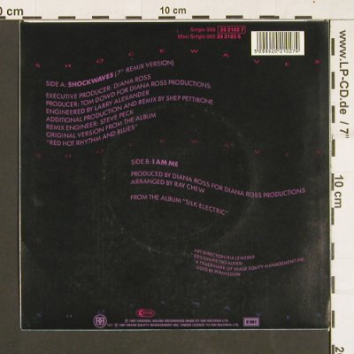 Ross,Diana: Shockwaves / I am me, EMI(20 2102 7), D, 1987 - 7inch - S9369 - 3,00 Euro