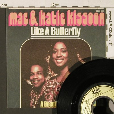 Kissoon,Mac & Katie: Like A Butterfly, State Rec.(2088 009), D, 1975 - 7inch - S9680 - 3,00 Euro