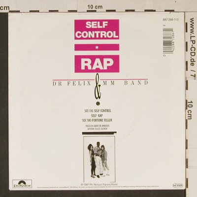 Dr.Felix & MM Band: Self Control/Self Rap/FortuneTeller, Polydor(887 286-7), D, 1987 - 7inch - T1004 - 2,50 Euro
